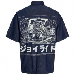 OverhemdLangeMouwJackampJones12256708TOKYO-BLUEDENIM