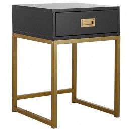 Beliani-LARGO-Bijzettafel-Zwart-MDF