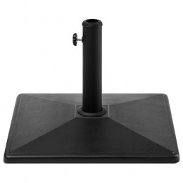 Beliani-CERVO-Parasolvoet-Zwart-Beton