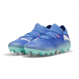 PUMAFuture7MatchGrasKunstgrasVoetbalschoenenMGBlauwTurquoiseWit
