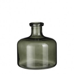 MicaDecorationsRegalVaas-H22x20cm-Glas-Groen
