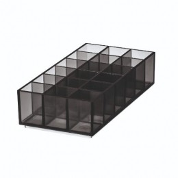 iDesign-LipstickOrganizermet18Vakken203x102x51cmSmok