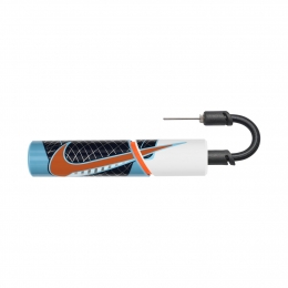 NikeEssentialBallenpompZwartWitBlauwOranje