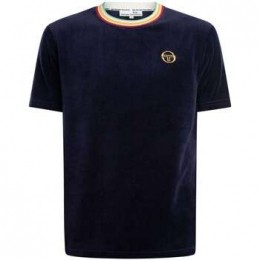 T-shirtKorteMouwSergioTacchiniT-shirtmetveloursindevormvaneenplak