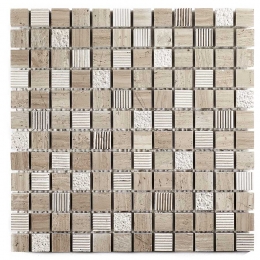 NavalePaviamozaek30x30cmbruinmix