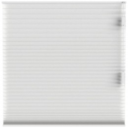 LeenBakker-FenstrPlissgordijnMontrealDubbel25mmVerduisterend-10329-Polyester-Wit-120x10x10Cm