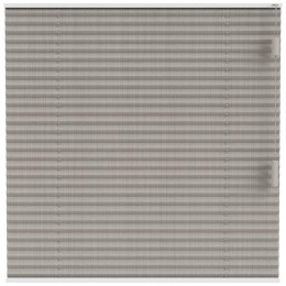 LeenBakker-FenstrPlissgordijnLilleEnkel20mmTransparant-Zand25312-Polyester-Beige-120x10x10Cm