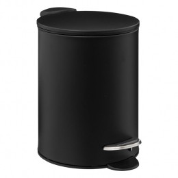 5FivePedaalemmer-zwart-metaal-3L-23cm-softclose