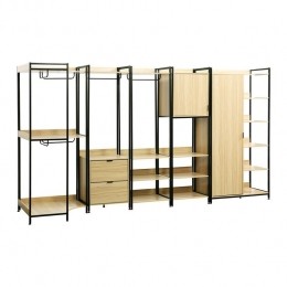 sweeek-Modulairekledingkastmet5eenheden