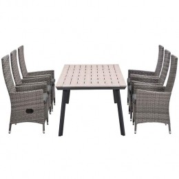 Nicetuinset7-delig-Penedotuintafel230x100cm