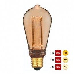 FreelightLedLampGold64mm43Wattincl3-StepDimmer