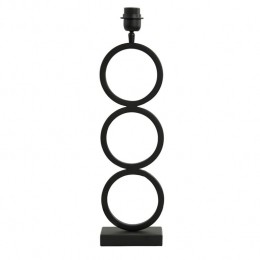 LightLiving-LampvoetSTELIOS-15x10x51cm-Zwart