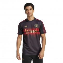 adidasManchesterUnitedCNYT-Shirt2024-2025ZwartRoodGoud
