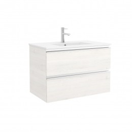 MueblesSpiritonderkast80cmmet2ladessbiancato