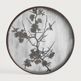 EthnicraftRondDienbladBlossom48cm-Wit