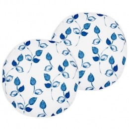 Beliani-TORBORA-Sierkussensetvan2-BlauwWit-Polyester