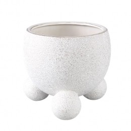 PTMDMalindaCreamceramicpotroundshapedroundlegXL