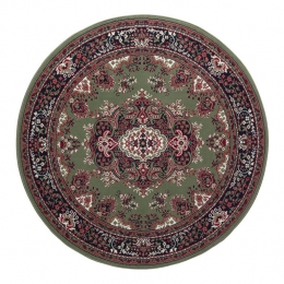 Interieur05-RondVloerkleed-Nain-Polypropyleen-PerzischGroen