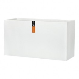 CapiEuropeBloembakrechthoekTerrazzo-80x32x43-Wit