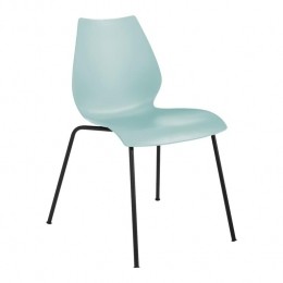 KartellMauiBureaustoel-ZwartPaleBlue