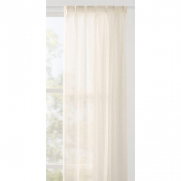 LeenBakker-InbetweenJulesTransparant-Off-white-PolyesterLinnen-Wit-H297Cm