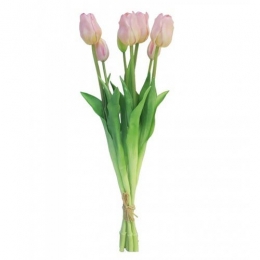 KunstBosjeTulpenTulpDuchesse47cm-Roze-Buitengewoondeboet