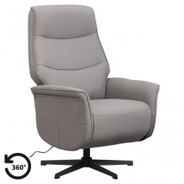 20korting-LeenBakker-RelaxfauteuilBoazLederlook-ElektrischVerstelbaar-PU-Taupe-84x72x113Cm