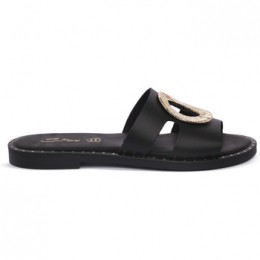 SlippersSpieroBLKLEATHER