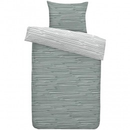 LeenBakker-DekbedovertrekArthur-140x220Cm-Polyester-Groen