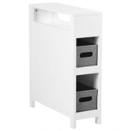 Beliani-CACHI-Badkamerkast-Wit-20x70cm-MDF