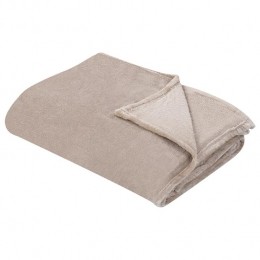 Beliani-BAYBURT-Deken-Beige-150x200cm-Polyester