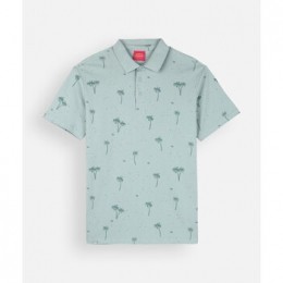 PoloShirtKorteMouwOxbowPolometkortemouwenenalloverprintPALMS