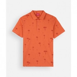 PoloShirtKorteMouwOxbowPolometkortemouwenenalloverprintPALMS