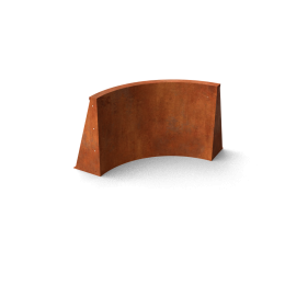 FrontaKeerwandencortenstaalbinnenbochtL50xB50xH20cm-Geroba