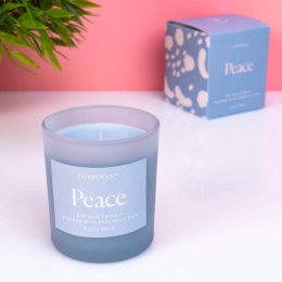Wellnessgeurkaars-Peaceblauw