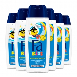 6xFaDouchegelShampooKidsSurfingPirate250ml