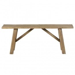 LeenBakker-BankjeSiep-Naturel-45x120x35Cm-Teakhout-Bruin
