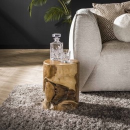 LifestyleFurnRondeBijzettafelRyanneTeakhout30cm-Massiefgerecycledteakhout