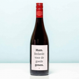 WijnflesBedanktvoordegoedegenen-RoodMerlot