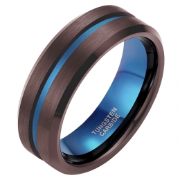 HerenringWolfraamBruinBlauw8mm-17mm