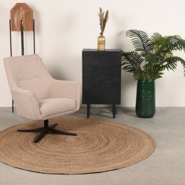 LABEL51LadekastCotiaMangohoutMet3laden-Zwart