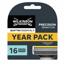 WilkinsonWilkinsonSwordQuattroTitaniumSensitive-16scheermesjesvoordeelpack