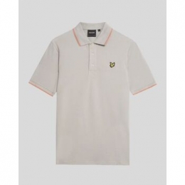 T-shirtLyleampScottSP1524VOGTIPPEDPOLO-X734PALEGREY