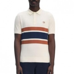T-shirtFredPerryPANELLEDKNITTEDSHIRT
