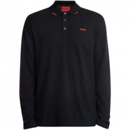 PoloShirtLangeMouwBOSSDerrikosLogoPoloshirtmetlangemouwen