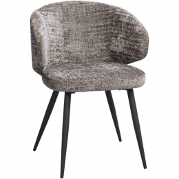 LeenBakker-EetkamerstoelDemi-Stof-Taupe-57x57x78Cm