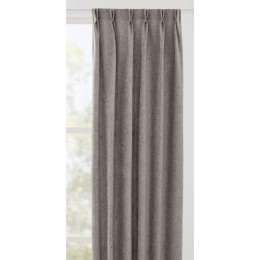 LeenBakker-GordijnstofSteven-Polyester-Grijs-B140Cm