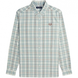 OverhemdLangeMouwFredPerryFpTwillTartanShirt