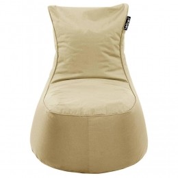 LeenBakker-LebelLoungestoelMini-Zand-65x52x52Cm-Polyester-Bruin