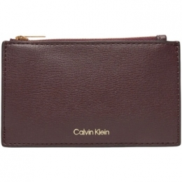 PortemonneeCalvinKleinJeansFOILLOGOTOPZIPCARDCASELV04F1090G